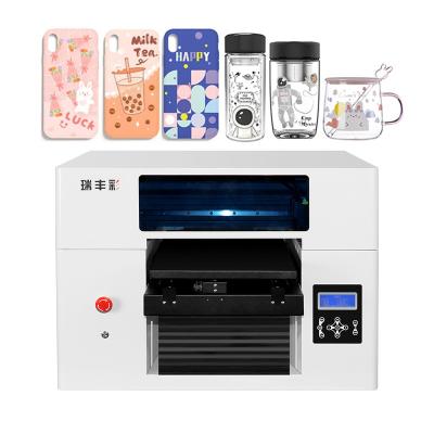 China Full Automatic UV Flatbed Printer A4 Ceramic UV Printer A4 Phone Case Phone Bottle Printer Hotels A3 UV Printing Machine For Plastic for sale