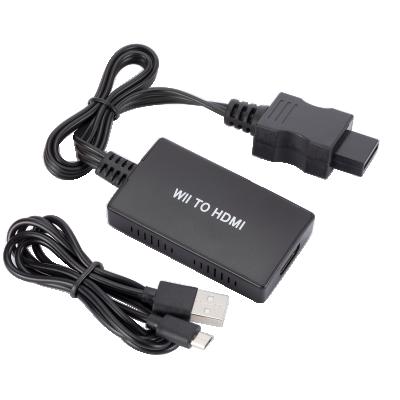 China COMPUTER Wii to HDMI HD Converter Wii to HDMI Adapter 1080p 720p Output Video and Audio with 3.5mm Jack Audio for sale