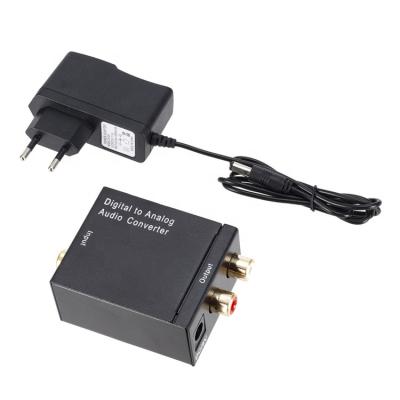 China Digital Fiber Coaxial SPDIF To Analog Audio Converter 19*13*1cm for sale