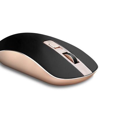 China Portable mini s4000 thin and light mouse suitable for notebook aluminum alloy wireless mouse for sale