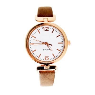 China Non-Specific Digital Fashion Geneva Japan Movement Quartz PU Women Leather Watches for sale