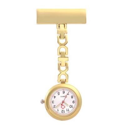 China Wholesale Waterproof Stainless Steel Clip Nurse Watch Brooch Pocket Watch for sale