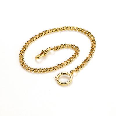 China Modern Chain Watch For Man Women Wrist Necklace Bracelet Watch Set Silver Gold Alloy Pocket Watch Chains for sale