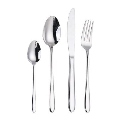 China High Quality Viable Dinner Knife Spoon Fork Bulk Stainless Steel European Cutlery For Hotel for sale