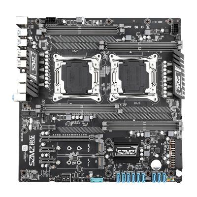 China Desktop Socket LGA 2011-3 8 Channel Dual E5 V3 V4 DDR4 RECC 256GB RAM NVME M.2 SATA 3.0 CPU Mainboard X99 Dual Z8 for sale