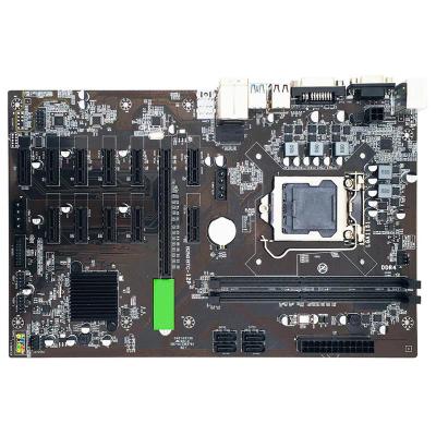 China B250 machine desktop motherboard set with G3900 and 2*DDR4 4G RAM Support 12PCIE 16X for sale