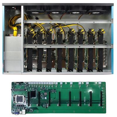 China Desktop Support GTX 1660Super and RTX 3070 NO LHR for S37 v2 Installations Large Motherboard Spacing B75 Platform 65mm for sale