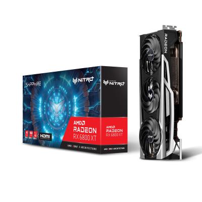 China Original Brand Desktop Graphics Card For Sapphire Radeon RX 6800 XT 16G GDDR6 NO LHR 16GB GDDR6 Video Card for sale