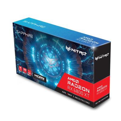 China Best desktop selling no lhr graphics card for Sapphire Radeon RX 6800xt 16G D6 Nitro+ OC in stock for sale