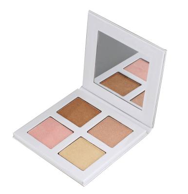 China Whitening 4 Color Highlighter Bar Palette Vegan And Long Lasting Highlighter Makeup Private Label for sale