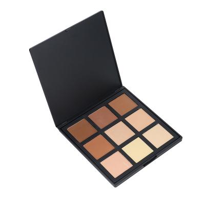 China Moisturizer OEM ODM Custom Contour Palette Waterproof 9 Colors Bogs Vegan Contour Palette for sale