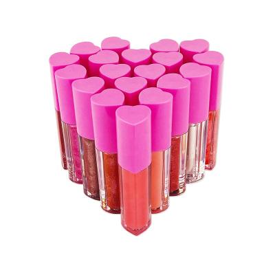 China Waterproof Makeup Shimmer Lip Gloss 18 Colors Long Lasting Private Label Lip Gloss for sale