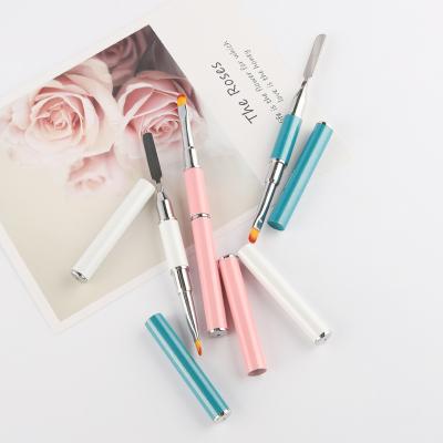 China Single Brush Private Label Wholesale Nail Art Makeup Nail Brushes For Sale for sale