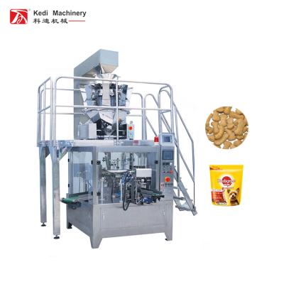 China Chemical High-Efficiency Eight-Working Position Dog Food Pre-made Bag Packing Machine for sale