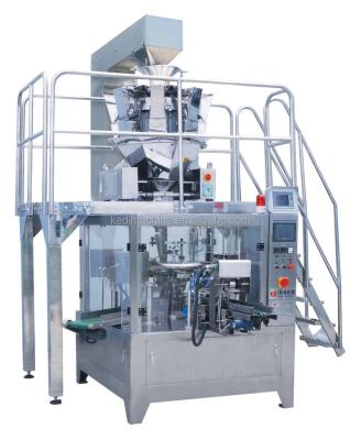 China New Flat State Automatic Granule Pouch Filling and Premade Wooden Pouch Packing Machine High Speed ​​Box Milk, Powder 2000BPH +-1% for sale