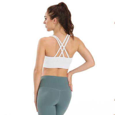 China 2021 High Quality Anti-UV Yoga Bra Workout Seaxy One Piece Suit Top Women's Compression Sports Bra For Girls for sale