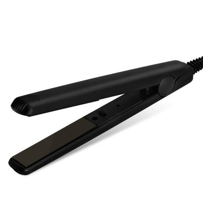 China Hair Straightener Iron Ceramic Classic Carbon Black 2022 Ceramic Smoothing Straightening Brush Heated Electric Tourmaline Straightening Brush for sale