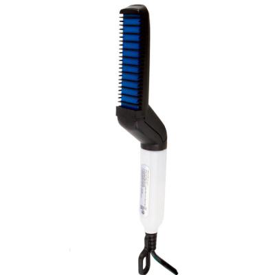 China Stylish Hair Straightener Men LED Electric Ceramic Beard Straightening Hair Styler Straightening Comb for sale