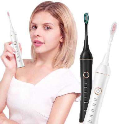 China 5 Frequency Modes Cleaning Adult Deep Cleaning Teeth Whitening USB Rechargeable Electric Toothbrush Cheap Electric Toothbrush for sale