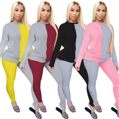 China 2020 anti-pilling anti-pilling women fall two piece set panties tracksuits women clothing outfits 2 piece sets for sale