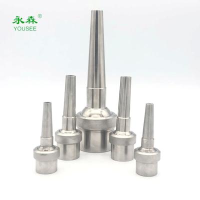 China Modern 304 Stainless Steel Jet Fountain Nozzles Single Adjustable ANY SIZE for Fountain Projects for sale