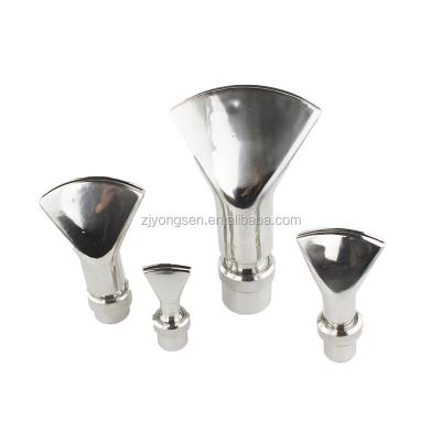 China Stainless Steel Adjustable Spout Irrigation Fountain Fan Shaped Spout for sale