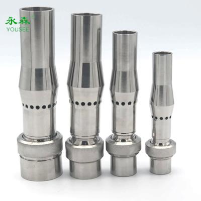 China Variable Flow Controls Water Foam Jet Aerated Frost Shape Garden Fountain Spray Nozzle G1/2