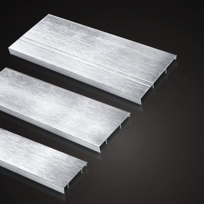 China Aluminum Skirting Line Modern Hotel Best Waterproof Skirting Tiles High Density Skirting Board Flooring for sale