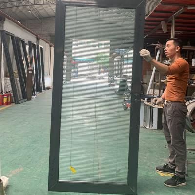 China Restaurant Soundproof Waterproof Edge Durable Customized Panel Partition Wall Profile Aluminum Glass Door for sale