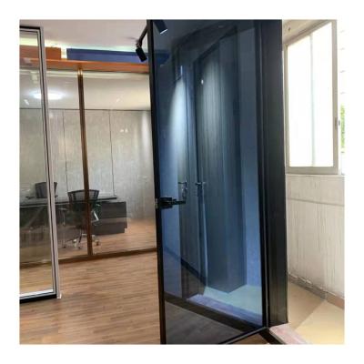 China The high quality anti-theft products machining parts metal parts aluminum alloy semi glass door for sale