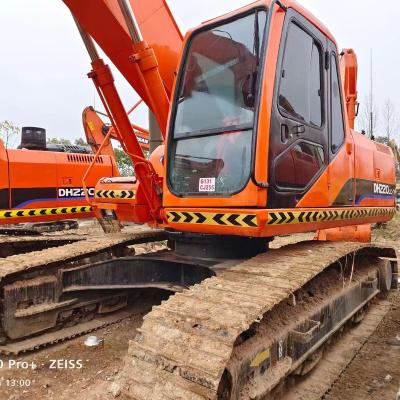 China Used Doosan DH220LC-7 Excavator Second Hand DH220LC-7 Excavator 21T Class Excavator 0.45mÂ ³ for sale