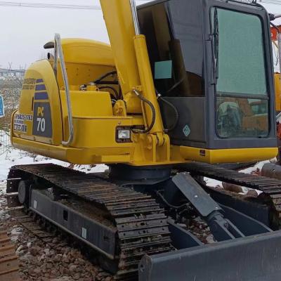 China Used Komatsu PC70 Mini Excavator Second Hand Komatsu Excavator 7T Class Used Excavator 0.35mÂ ³ for sale