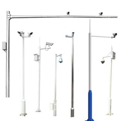 China Street 4.5m, 6.0m Light Pole Collapsible Telescopic CCTV Camera Mast Pole for sale