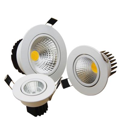 China Modern CE RoHS Mini Ceilling Potlights COB Recessed LED Spotlights for sale