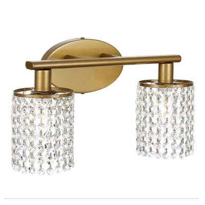 China Modern Indoor Decorative Crystal Wall Lights Hotel Vanity Modern Lights Led Wall Lamps for sale