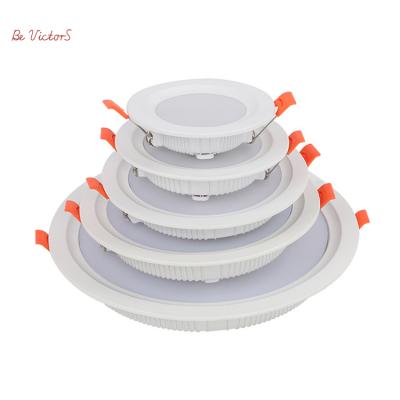 China Ultra Slim Ultra Thin Round Downlights Cob Ceiling Housing Recessed Downlights Embedded 6 Inch for sale