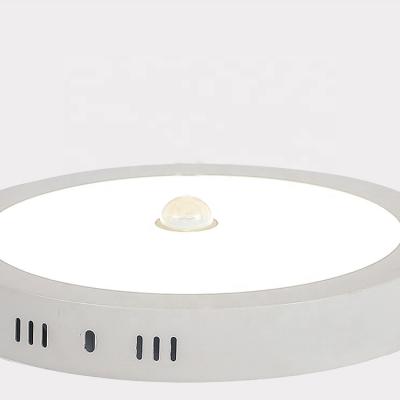 China High Quality 6W 12W 18W 24W LED Panel Light Lighting Around Body Sensor Light Recessed Infrared Panel for sale