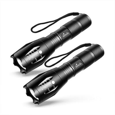 China Convenient High Lumens Best Waterproof Tactical Flashlights Zoomable Rechargeable Penlight Led Flashlights Torches for sale