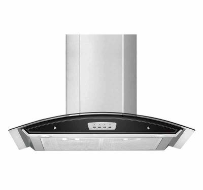 China European Car 900mm Push Switch Style LED Light Good Quality Range Hood Kitchen Cooker Hood Chimney Hood for sale