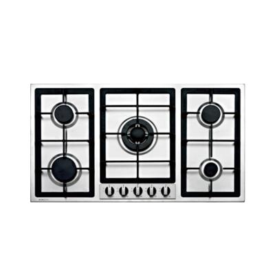 China Hotel New Models 5 Burners Gas Hob for sale