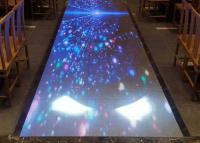 China RGB Dance Floor-LEIDENE Vertoningshoogte 6.25mm Hoge Gewichtslading 200kg/S Te koop