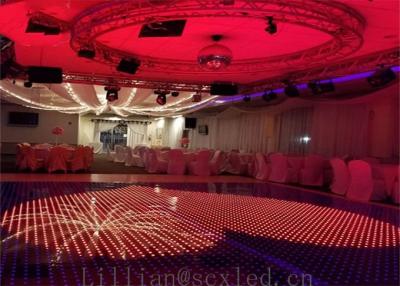 Cina esposizione di LED di 3d Dance Floor, schermo interattivo del pavimento di 6000cd LED in vendita