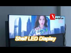 p1.25mm cob shelf led display ultra thin for shop and supermarket