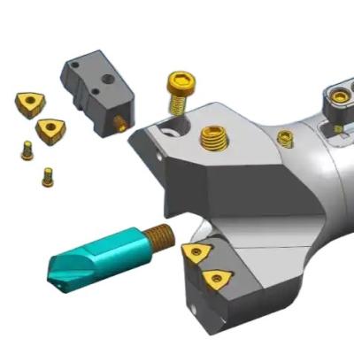 China AEROSPACE Deep hole bit VMD Large diameter bit Head big indexable large hole saw drill bit for sale