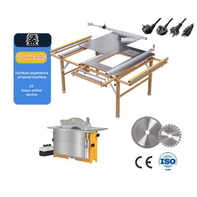 China Building Material Shops Wood Cutting Sliding Table Saw Machine for sale