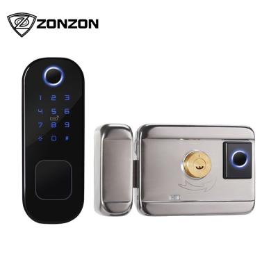 China R5 Single Fingerprint APP Smart Door Lock for sale