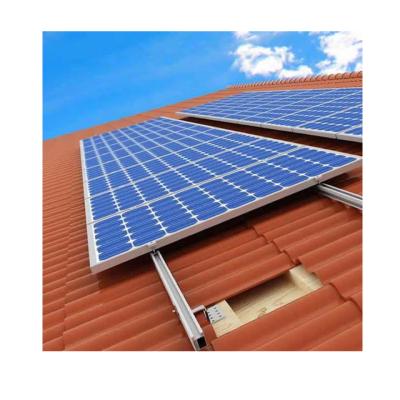 China SUS304 Roof Racking Tile Roof Solar PV Mounting System for sale