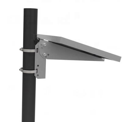 China Easy To Install Solar Panel Pole Mount Kit Single Arm Pole-Wall Brackets for sale