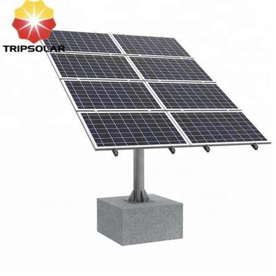 China Easy To Install Hot Selling Pole Ground Mount Solar Power System For 4, 6, 8 Piece Solar Panels for sale