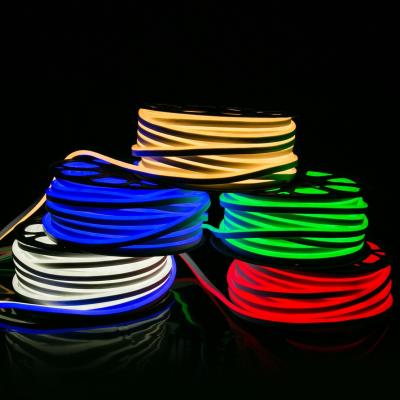 China 100 Lm / W SMD 2835 Neon Led Strip Lights Silicone Material 7 Watt Per Meter for sale